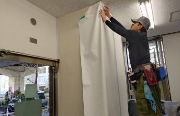 壁クロス貼替工事