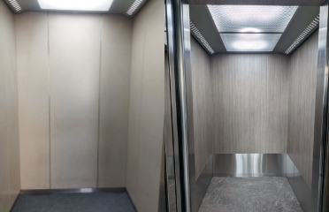 エレベーター籠内改装工事