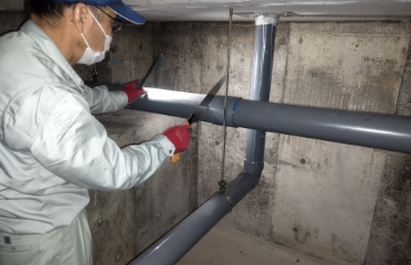 汚水配管改修工事