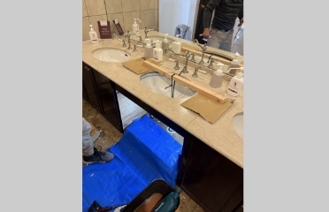 洗面ボウル交換工事