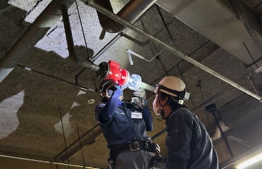 泡消火設備一斉開放弁更新工事