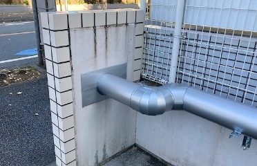 連結送水管引換工事